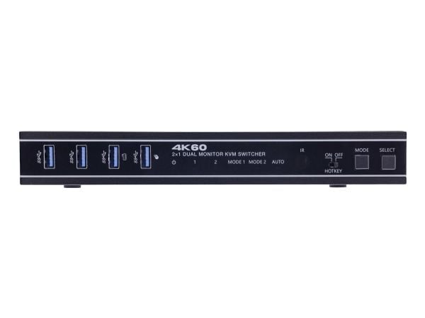 InLine 57885F, 3840 x 2160 piksler, 4K Ultra HD, Rack-montering, 12 W, Svart