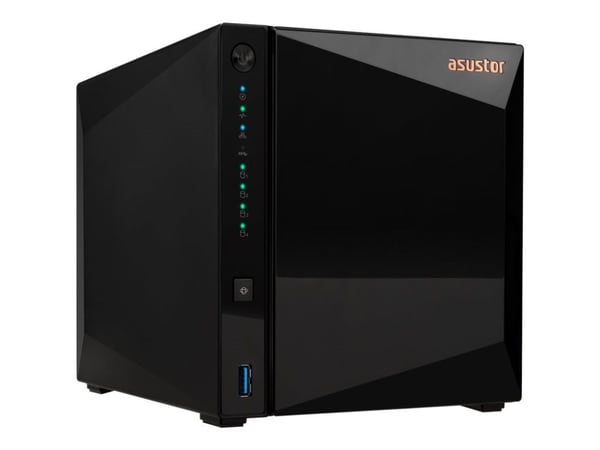 ASUSTOR Drivestor 4 Pro Gen2 AS3304T - V2 - NAS-server - 4 fack - RAID JBOD, 0, 1, 5, 6, 10 - RAM 2 GB - 2.5 Gigabit Ethernet - iSCSI support