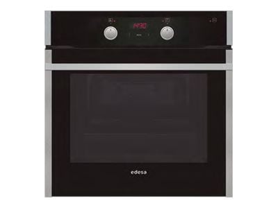 Edesa EOE-8060 P X - Ovn - innebygd - fordypning - bredde: 56 cm - dybde: 56 cm - høyde: 59 cm - med selvrens - Klasse A - svart/rustfritt
