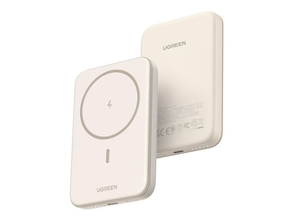 Ugreen - Trådløs nødlader - Li-Ion - 5000 mAh - 18.5 Wh - 15 watt - 3 A - PD 3.0, QC 2.0, USB BC 1.2 (24 pin USB-C) Ugreen - Trådløs nødlader - Li-Ion - 5000 mAh - 18.5 Wh - 15 watt - 3 A - PD 3.0, QC 2.0, USB BC 1.2 (24 pin USB-C)