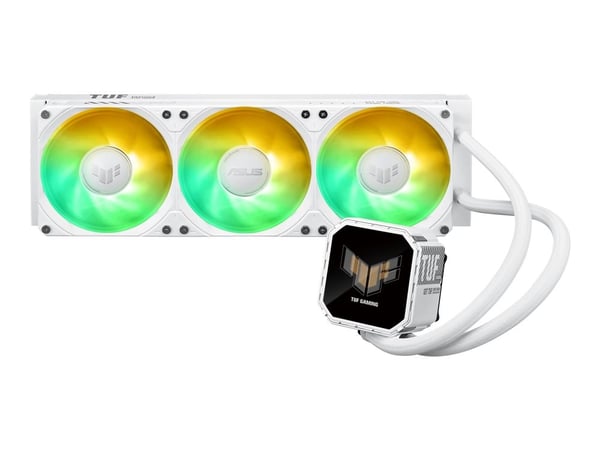 ASUS TUF Gaming LC III - White Edition - væskekjølesystem for prosessor - Radiatorstørrelse: 360 mm - (for: LGA1700, LGA1200, AM4, AM5, LGA1851) - ...