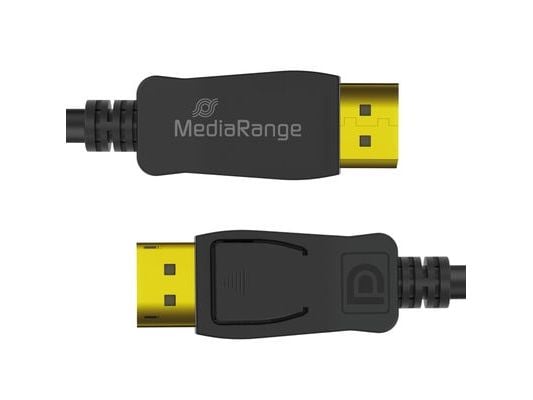 MediaRange DisplayPort-kaapeli, Ver. 2.1, 40 Gbps, 2.0m, bw