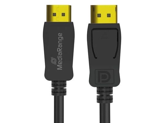 MediaRange DisplayPort-kaapeli, Ver. 2.1, 40 Gbps, 2.0m, bw