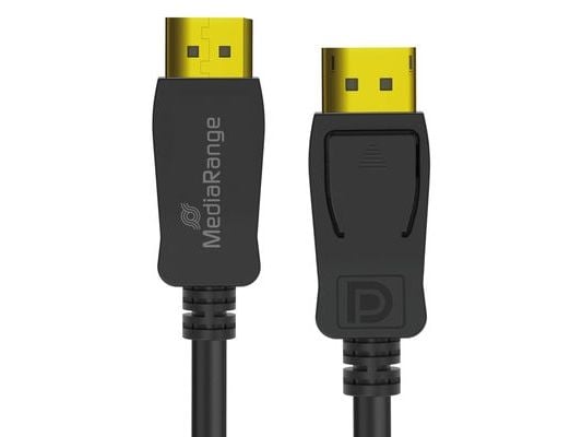 MediaRange DisplayPort-kaapeli, Ver. 2.1, 40 Gbps, 2.0m, bw