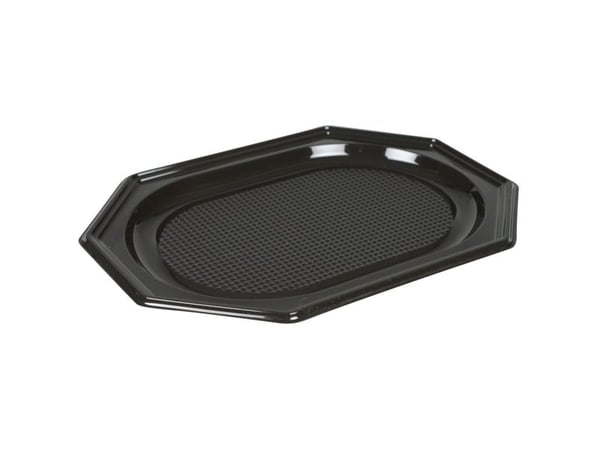 Serveringsfad, ABENA Cater-Line, 35x24,7x2cm, sort, RPET - (20 stk.)