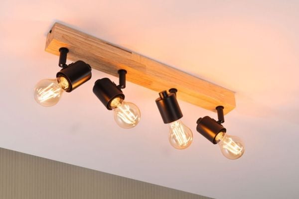 Paulmann 66773, Overflate spotlight, E27, 3 pære(r), LED, 80 W, Svart, Tre