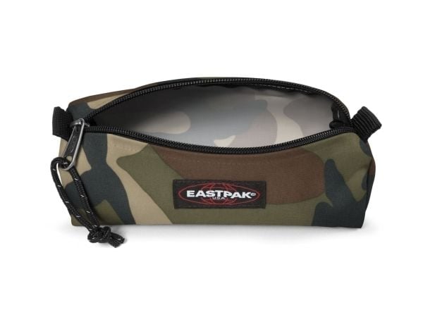 Eastpak Benchmark Single, Mykt penal, Polyester, Flerfarget, Bilde, Camo, Glidelås