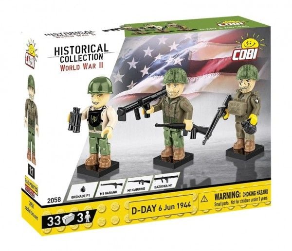 Cobi Historical Collection figurer D-DAY 6. Jun 1944