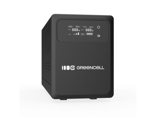 Green Cell UPSLPPC500, Linje-Interactive, 0,8 kVA, 500 W, Ren sinus, 155 V, 285 V