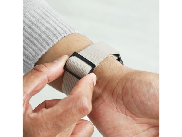 Vonmählen AWS00189, Band, Smartklokke, Sort, Krem, Apple, Apple Watch Ultra, Nylon