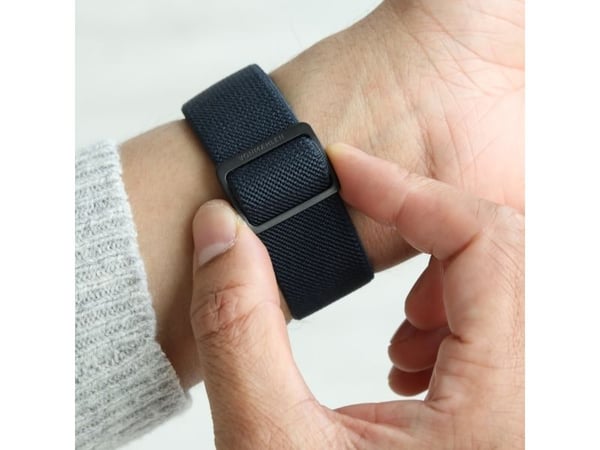 Vonmählen AWS00186, Band, Smartklokke, Sort, Marineblå, Apple, Apple Watch Ultra, Nylon