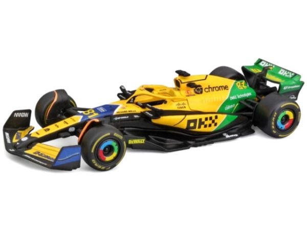BBURAGO McLaren F1 MCL38 1:43 Piastri 24, Urheiluauton pienoismalli, Esikoottu, 1:43, McLaren F1 MCL38, Ei sukupuolirajoitusta, Metalli, Muovi