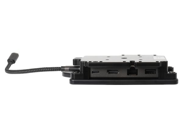 Brodit 217042, USB Type-C, HDMI, RJ-45, USB 3.0, MicroSD (TransFlash), SD, 1000 Mbit/s, Sort, 100 W