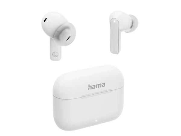 Hama Passion Clear II, True Wireless Stereo (TWS), Samtaler/musikk, 20 - 20000 Hz, 50 g, Hodesett, Hvit