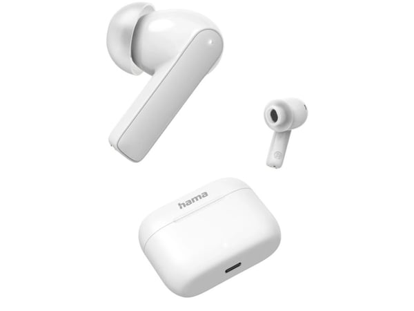 Hama Passion Clear II, True Wireless Stereo (TWS), Samtaler/musikk, 20 - 20000 Hz, 50 g, Hodesett, Hvit