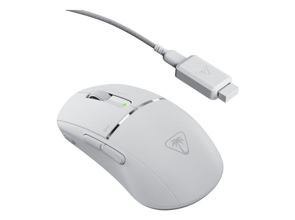 Turtle Beach Burst II Pro, Ambidekstriøs, Optisk, RF Wireless + Bluetooth + USB Type-A, 30000 DPI, 25 ms, Svart