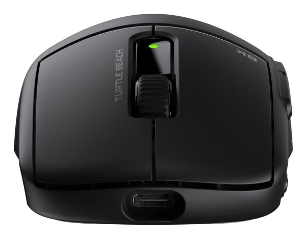 Turtle Beach Burst II Pro, Ambidekstriøs, Optisk, RF Wireless + Bluetooth + USB Type-A, 30000 DPI, 25 ms, Svart