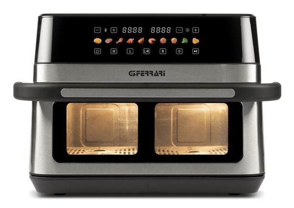 G3 Ferrari G10223, Varmluftsfrityr, 12 l, 2,8 kg, 60 °C, 200 °C, Dobbel