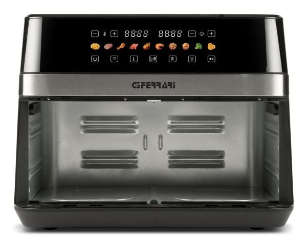 G3 Ferrari G10223, Varmluftsfrityr, 12 l, 2,8 kg, 60 °C, 200 °C, Dobbel