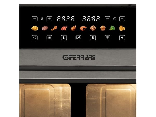 G3 Ferrari G10223, Varmluftsfrityr, 12 l, 2,8 kg, 60 °C, 200 °C, Dobbel