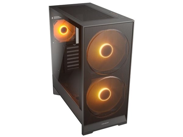 COUGAR AIRFACE 180, Midi Tower, PC, Svart, ATX, CEB, micro ATX, Mini-ITX, Gaming, Mer