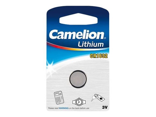 Camelion CR1632-BP1 - Paristo CR1632 - Li - 120 mAh