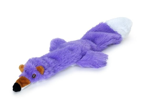 Dogman Leksak Skinnie Räv Lila 38cm