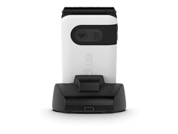 Emporia SIMPLICITYglam.4G, Avattava, Yksittäinen SIM, 7,11 cm (2.8"), Bluetooth, 1300 mAh, Valkoinen