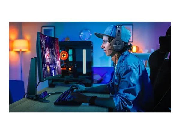 Lenovo Legion R27fc-30 - LED-skjerm - gaming - kurvet - 27" - 1920 x 1080 Full HD (1080p) @ 240 Hz - VA - 350 cd/m² - 3000:1 - 0.5 ms - HDMI, Displ...
