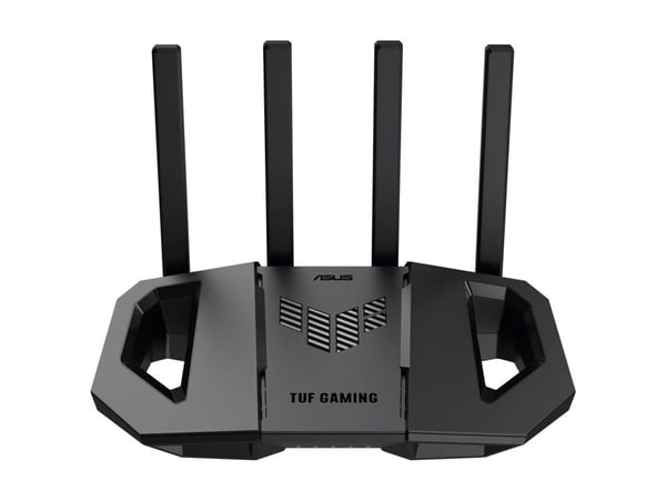 ASUS TUF Gaming BE3600 - Trådløs ruter 4-portssvitsj - 1GbE, 2.5GbE, Wi-Fi 7 Dobbeltbånd