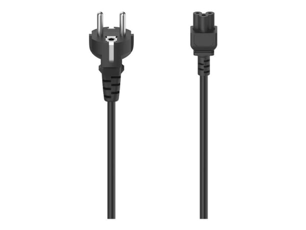 Hama Essential Line - Strømkabel - virta CEE 7/7 til IEC 60320 C5 - 2,5 A - 1,5 m - lajiteltu