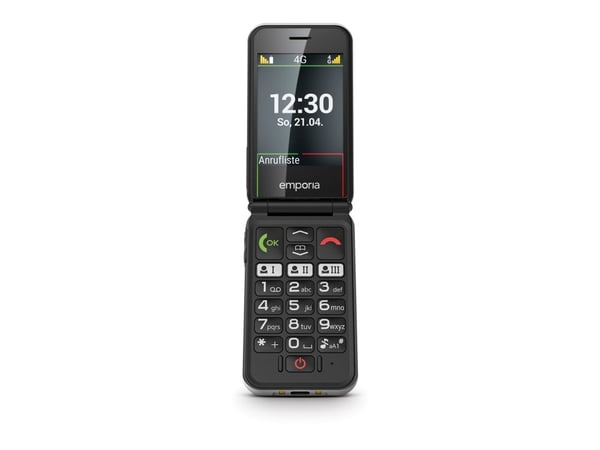 Emporia SIMPLICITYglam.4G, Avattava, Yksittäinen SIM, 7,11 cm (2.8"), Bluetooth, 1300 mAh, Valkoinen