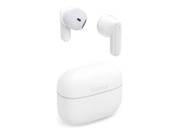 Hama Freedom Light II - True wireless-hodetelefoner med mikrofon - i øret - Bluetooth - hvit