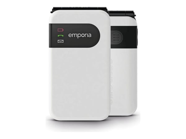 Emporia SIMPLICITYglam.4G, Avattava, Yksittäinen SIM, 7,11 cm (2.8"), Bluetooth, 1300 mAh, Valkoinen