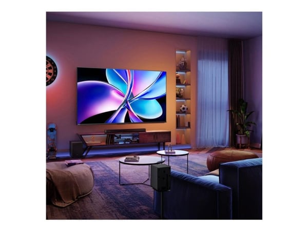 Hisense 65E77Q PRO, 165,1 cm (65"), 3840 x 2160 pikseliä, QLED, Älytelevisio, Wi-Fi, musta