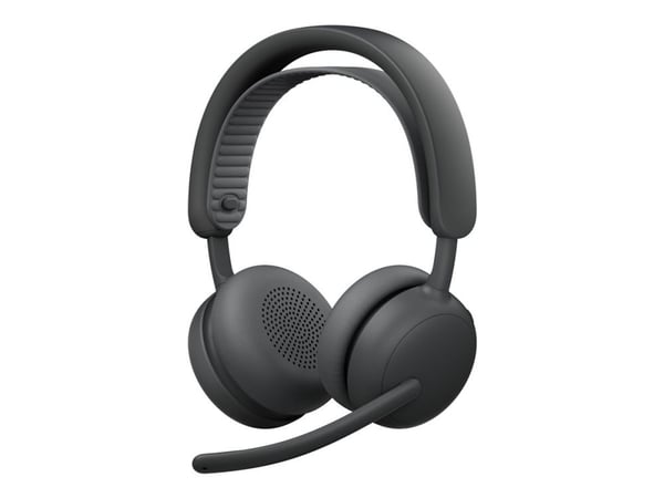 Logitech Zone Wireless 2 ES - Hodesett - on-ear - Bluetooth - trådløs, kablet - aktiv støydemping - USB-C - grafitt
