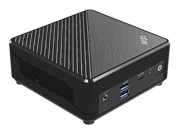 MSI Cubi N ADL S 225BEU - Barebone - mini-PC 1 x N-series N100 / inntil 3.4 GHz - RAM 0 GB - UHD Graphics - Gigabit Ethernet - svart