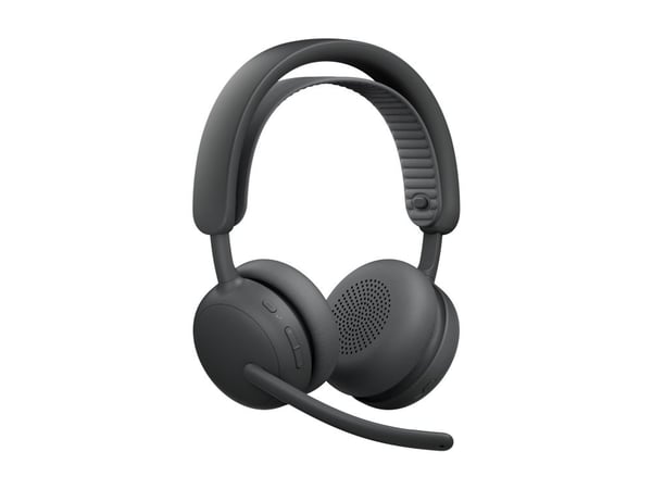 Logitech Zone Wireless 2 ES - Hodesett - on-ear - Bluetooth - trådløs, kablet - aktiv støydemping - USB-C - grafitt