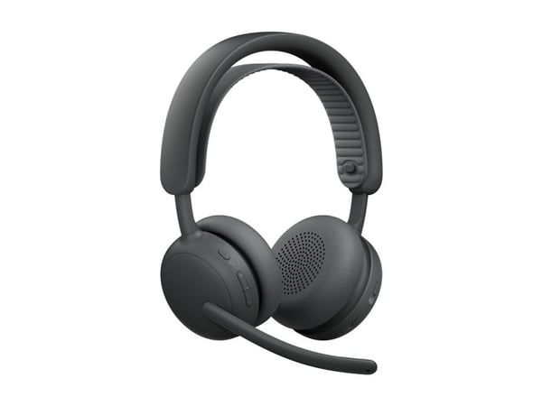 Logitech Zone Wireless 2 ES for Business - Hodesett - Bluetooth - trådløs, kablet - aktiv støydemping - USB-C - grafitt - UC-sertifisert
