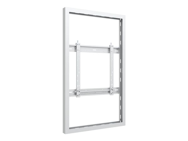 Multibrackets M Pro Series - Innhegning - for flatpanel - medium, universell, tyveribeskyttelse - stål - hvit, RAL 9005 - skjermstørrelse: 50" - ve...