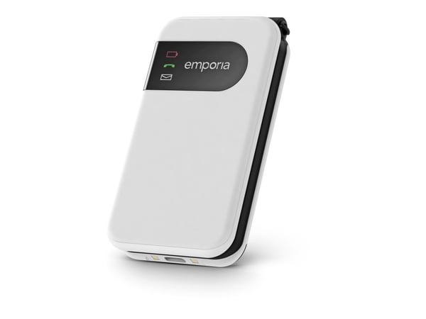Emporia SIMPLICITYglam.4G, Avattava, Yksittäinen SIM, 7,11 cm (2.8"), Bluetooth, 1300 mAh, Valkoinen