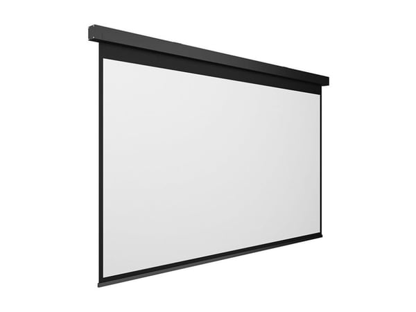 Multibrackets M Motorized Projection Screen Black Edition - Projeksjonsskjerm - takmonterbar - motorisert - 108" (274 cm) - 16:9 - Matte White - svart