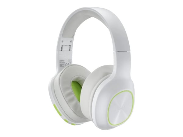 Hama Spirit Calypso II - Hodetelefoner med mikrofon - on-ear - Bluetooth - trådløs, kablet - 3,5 mm jakk - hvit Hama Spirit Calypso II - Hodetelefoner med mikrofon - on-ear - Bluetooth - trådløs, kablet - 3,5 mm jakk - hvit