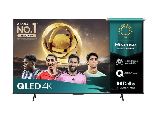 Hisense 55E77Q PRO - 55" Diagonalklasse E7Q PRO Series LED-bakgrunnsbelyst LCD TV - QLED - Smart TV - 4K UHD (2160p) 3840 x 2160 - HDR - direktebel...