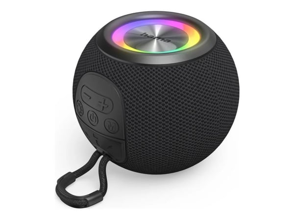 Hama Ball Shape - Høyttaler - for bærbar bruk - trådløs - Bluetooth - 5 watt - svart