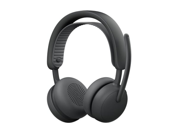 Logitech Zone Wireless 2 ES for Business - Hodesett - on-ear - Bluetooth - trådløs, kablet - aktiv støydemping - USB-C - grafitt - Certified for Mi...