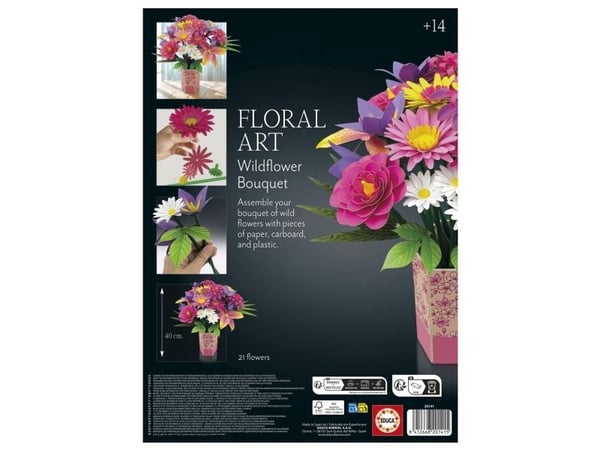 Floral Art bukett med villblomster