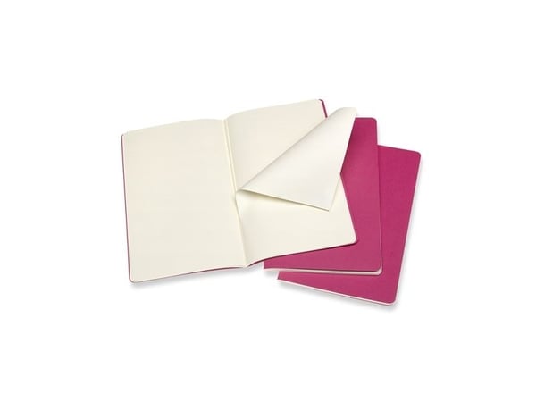Moleskine Cahier, monokromatisk, rosa, 80 ark, 70 g/m², innbundet, universell