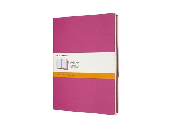 Moleskine Cahier, Monokromatisk, Rosa, 120 ark, 70 g/m², Linjerte ark, Innbundet (hardcover)