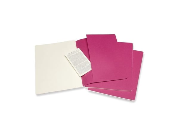 Moleskine Cahier, Monokromatisk, Rosa, 120 ark, 70 g/m², Universell
